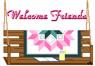 WELCOME FRIENDS BENCH