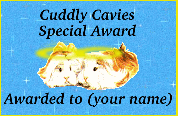 Cuddly Cavies Special Award