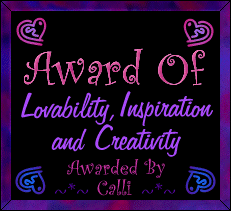 Calli's Award for Lil Starr