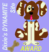 Dixie's Dynamite Site Award