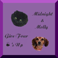 Midnight & Molly's 4 paws up Award