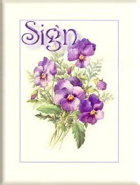 Please Sign My Guestbook