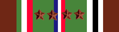 European/African/MiddleEasternCampaign Medal [4 Battle Stars;No. France, Ardennes-Alsace, Rhineland, Central Europe]