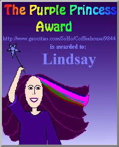 Purple Princess Award!