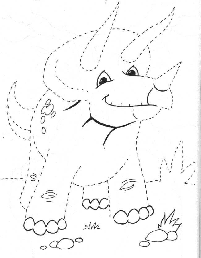 Dinosaur Dot-to-Dot Puzzle