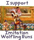 I SUPPORT IMITATION WOLFING RUNS