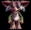 BROWN GREEN HORNED NORN