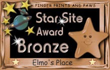 Finger Prints and Paws Bronze Star Award