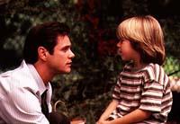 With his kid