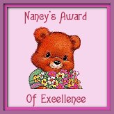 Thank You Nancy!!  This award is *Beary* Nice :o))