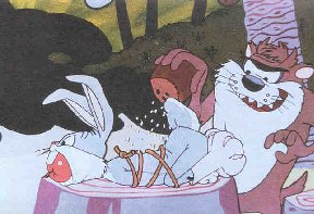 Taz and Bugs Cartoon