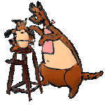 [Kanga feeding Roo]