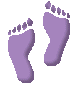 Purple Feet