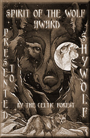 Spirit of The Wolf Award
