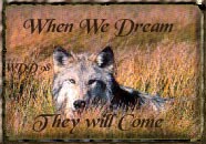 When we dream...the wolf will come!
