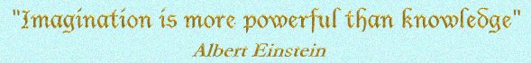 Albert Einstein said that imagination is more important than knowledge