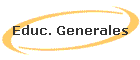 Educ. Generales