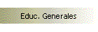 Educ. Generales