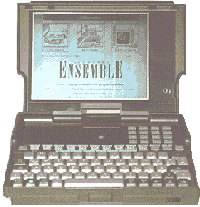 Olivetti Quaderno V30 running GeoWorks