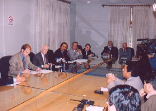Conferencia de Prensa en Intendencia Regional