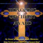 Honoring of Christ Award
