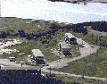 half destroyed housing
