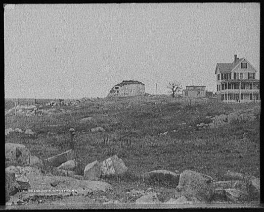 Walbach Tower, Farnsworth B' Station, and Officers' Quarters B-12