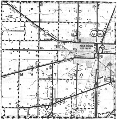 Mattoon Township Map