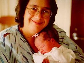 Toni and newborn Casey