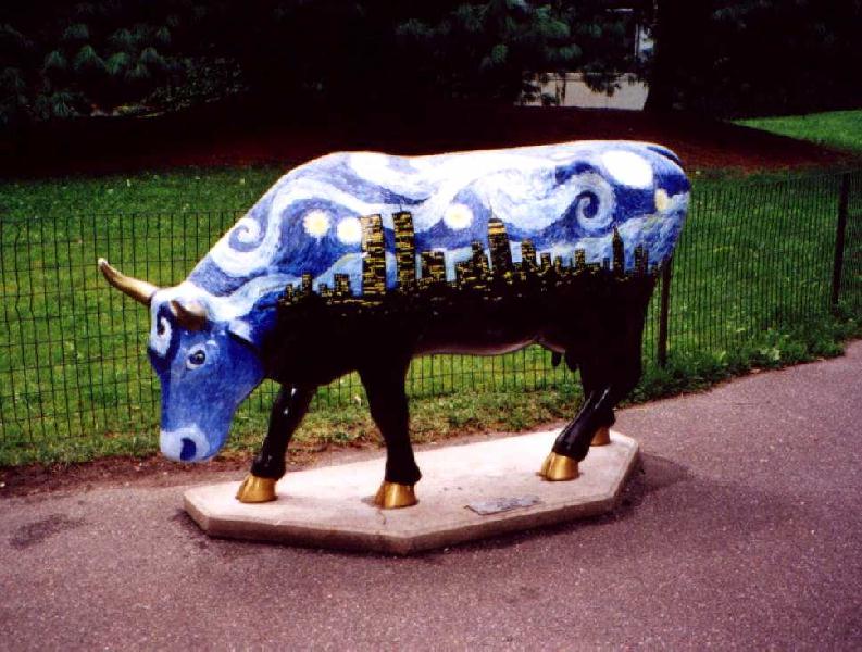 One of the NYC painted cows
