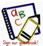 sign our guestbook