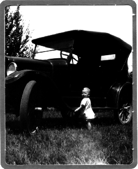 Dad and old car
