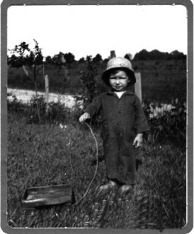 Dad with wagon