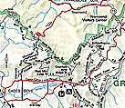 Map of the right fork. Courtesy of the NPS.