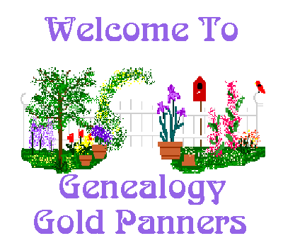 Welcome to Genelaogy Gold Panners