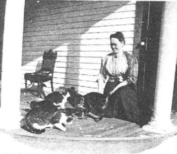 Lottie & her cats