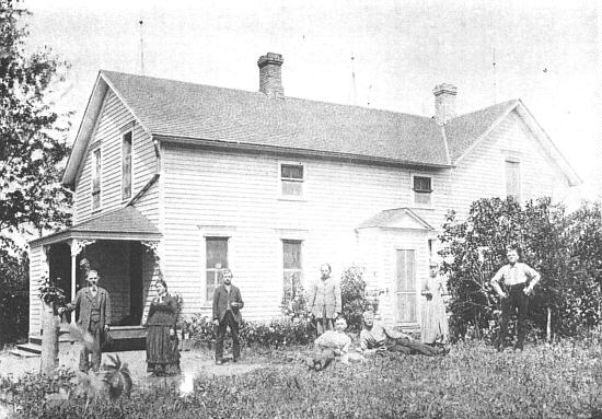 Charlotte Larson Johnson & Joel Johnson farmhouse