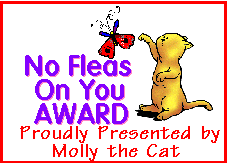 Molly's No Fleas On You Award