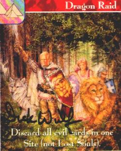 [ The Redemption/DragonRaid card signed by Dick Wulf, creator of DR ]