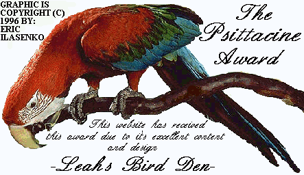 Psitticine Award