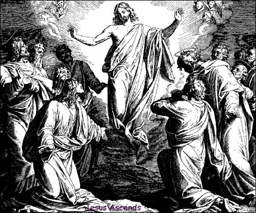 Jesus Ascends to Heaven