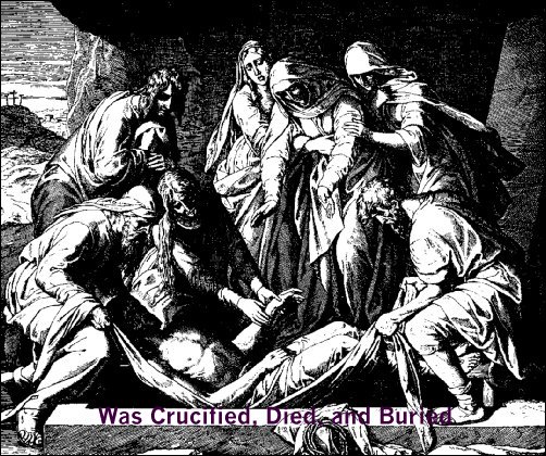 Jesus is carried to the Tomb