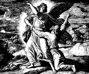 Jacob wrestles the Angel