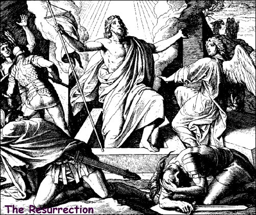 Jesus rises from the dead