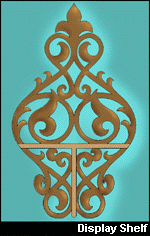 Illustration of Display Shelf