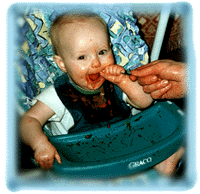 messy baby