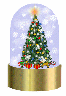 Christmas Tree Snowglobe