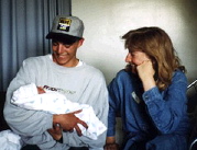 Phillip with Liz and Emily