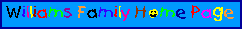 Williams Family Home Page - animated logo