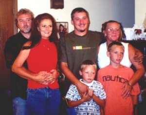 Me,Dave,my brother Lonnie, his wife Donna and their sons Michael and Bret